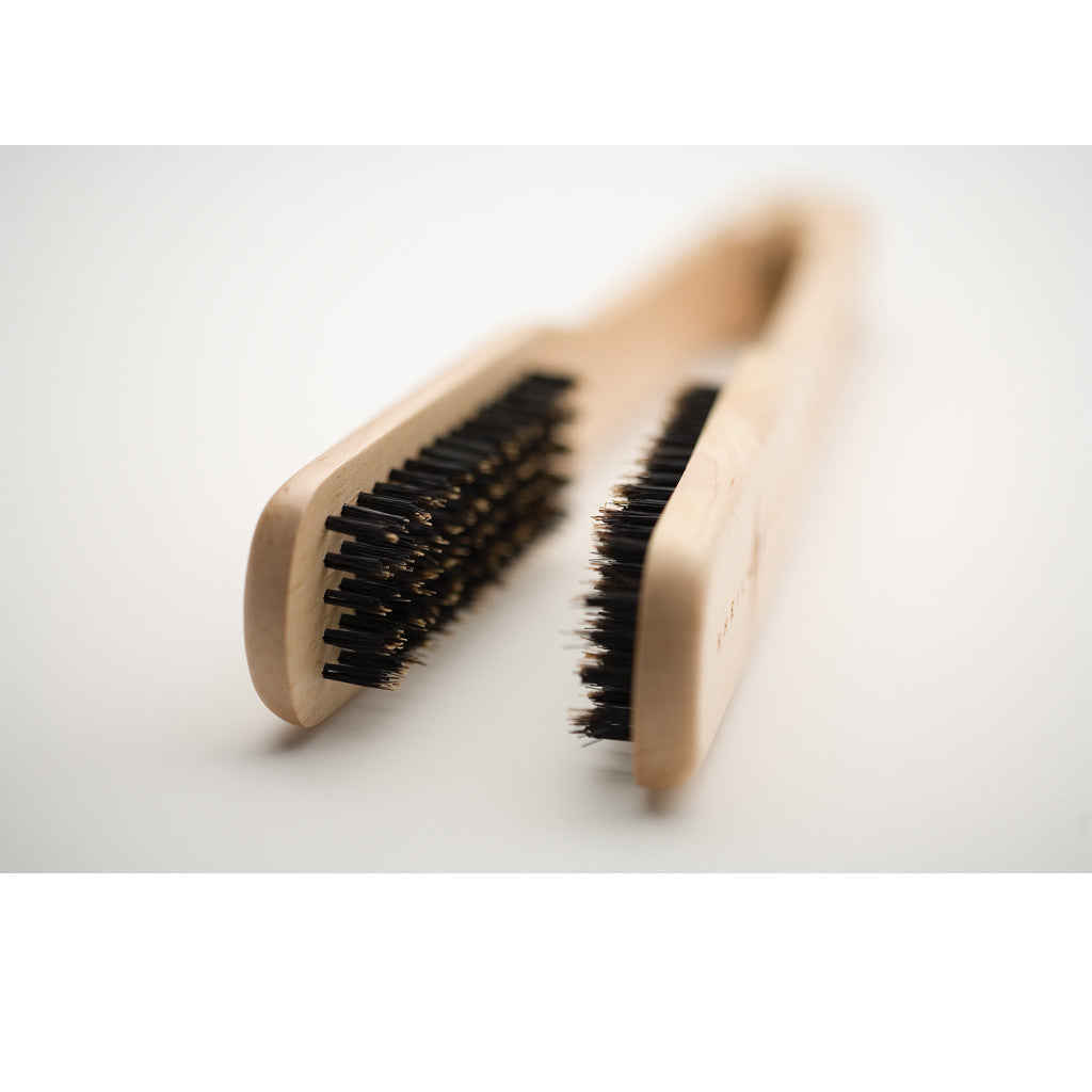 Sheila Stotts Wood Flat Iron Brush