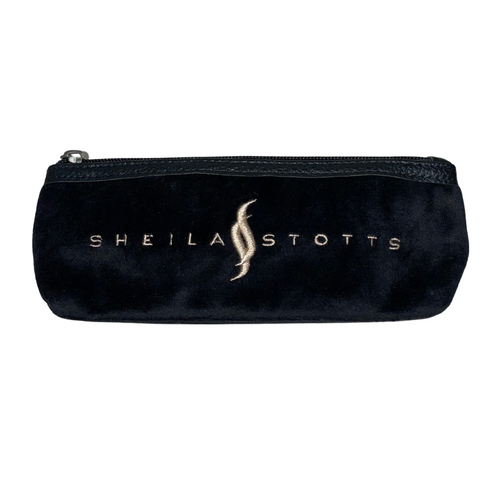 Sheila Stotts Embroidered Velour Pouch